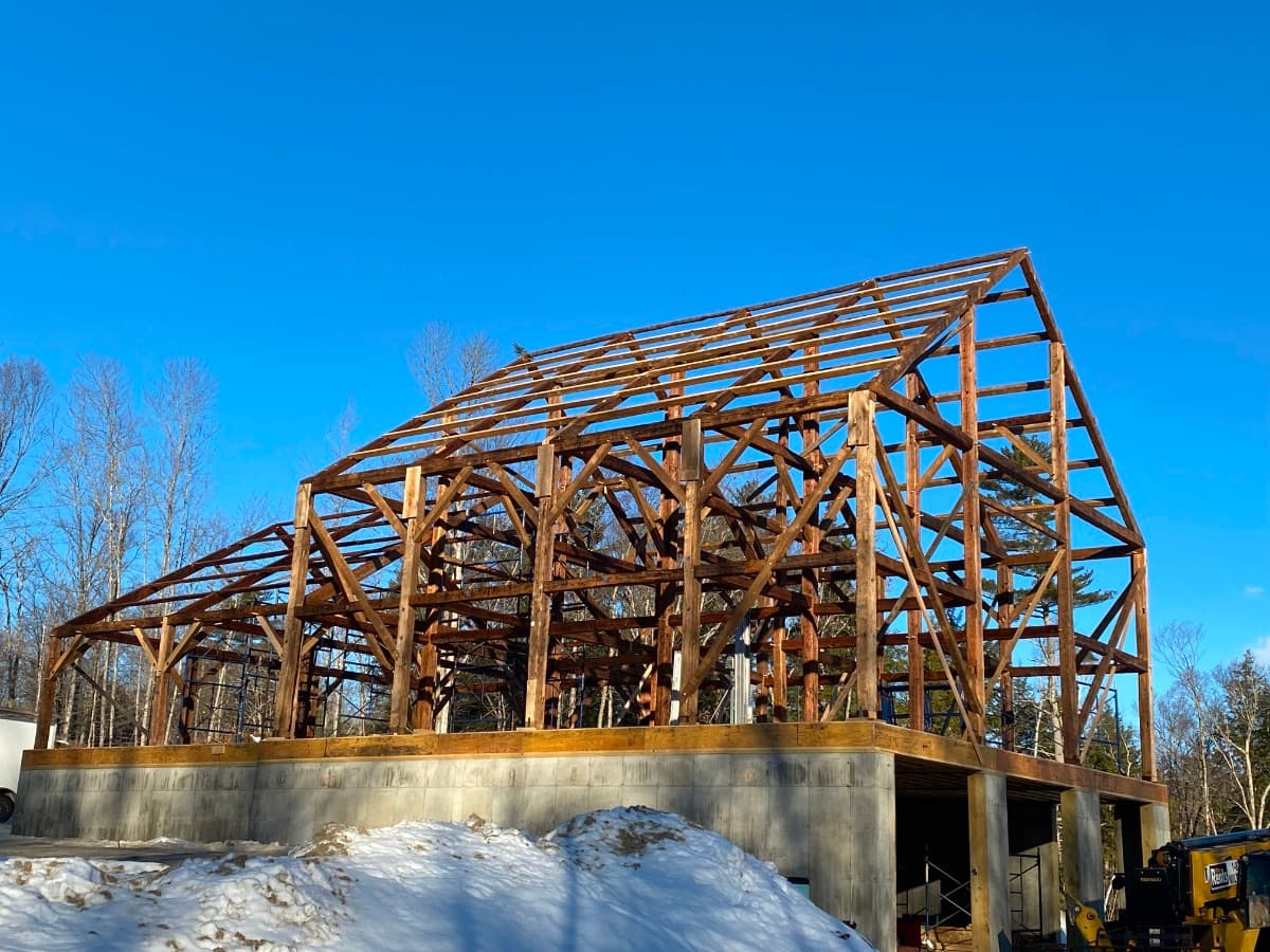 Circa 1850 Reassembled Barn, Lovell, ME