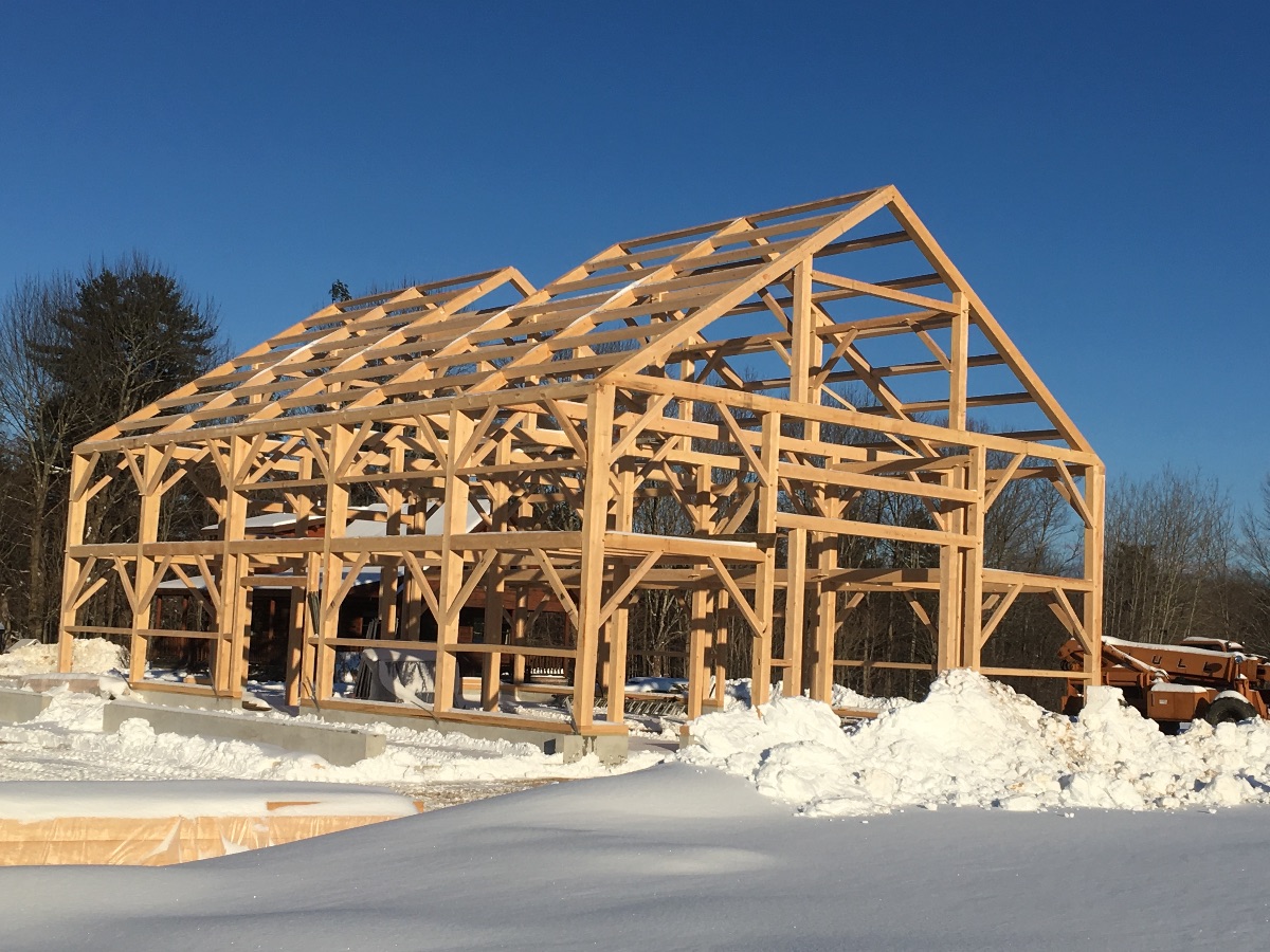 Maine Mountain Post & Beam Timber Frames - Antique and Custom Cut ...