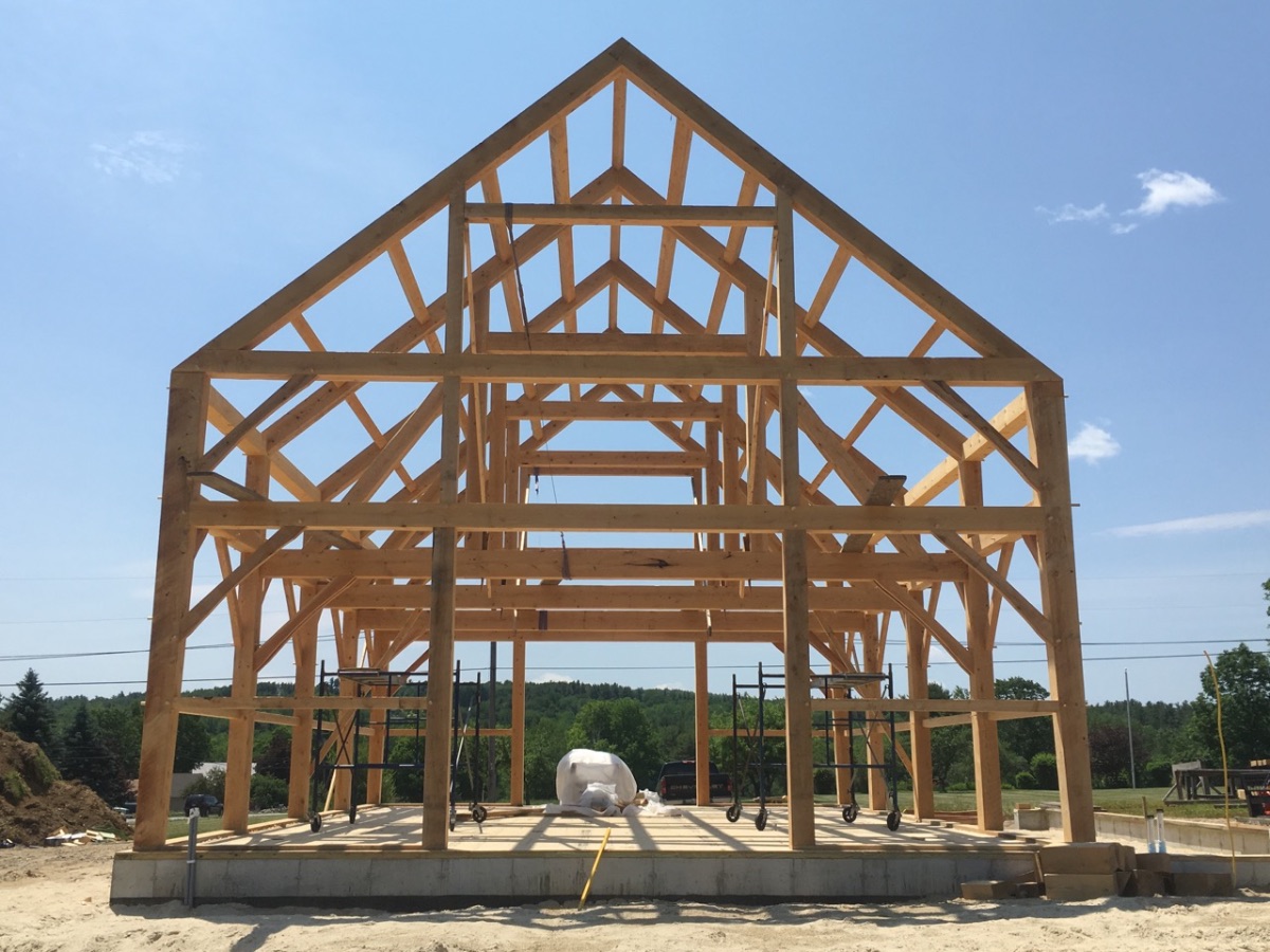 Maine Mountain Post & Beam Timber Frames - Antique and Custom Cut ...